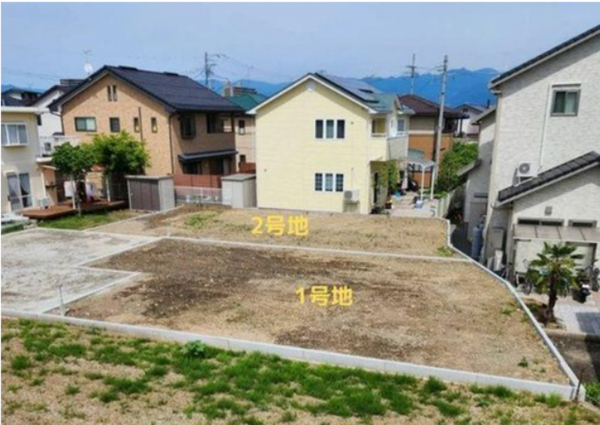 長野市中越２丁目、土地の画像です