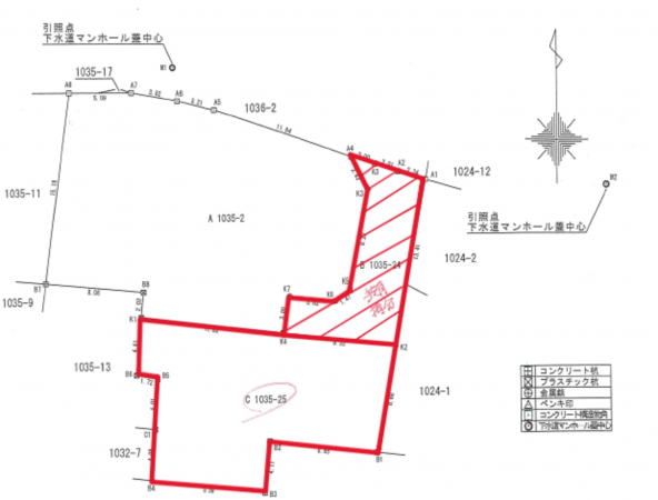 須坂市大字須坂春木町、土地の間取り画像です