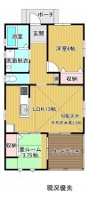 須坂市大字須坂馬場町、中古一戸建ての間取り画像です