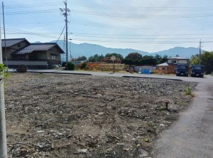 上高井郡高山村大字中山、土地の画像です