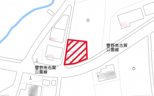 上高井郡高山村大字中山、土地の間取り画像です