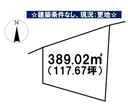 上高井郡高山村大字高井、土地の間取り画像です
