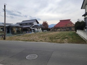 須坂市大字沼目、土地の画像です