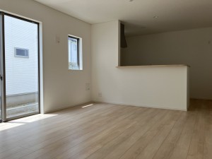 須坂市大字須坂、新築一戸建ての居間画像です