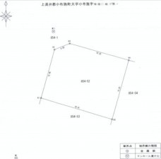 上高井郡小布施町大字小布施、土地の間取り画像です