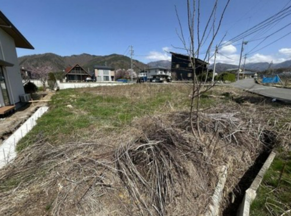 須坂市大字野辺、土地の画像です