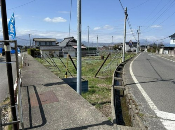 須坂市大字野辺、土地の画像です