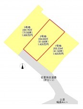須坂市墨坂５丁目、土地の間取り画像です