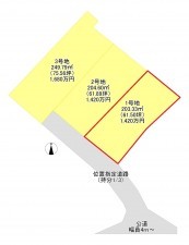 須坂市墨坂５丁目、土地の間取り画像です