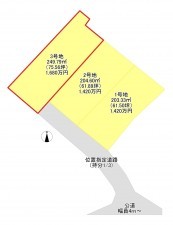 須坂市墨坂５丁目、土地の間取り画像です
