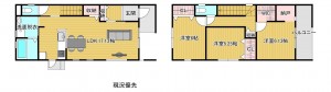 長野市大字富竹、新築一戸建ての間取り画像です