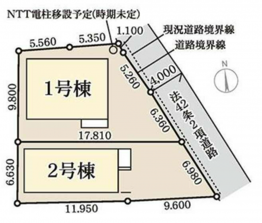 長野市大字富竹、新築一戸建ての画像です