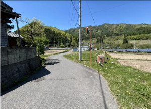 須坂市大字仁礼、土地の画像です