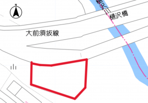 上高井郡高山村大字高井、土地の間取り画像です