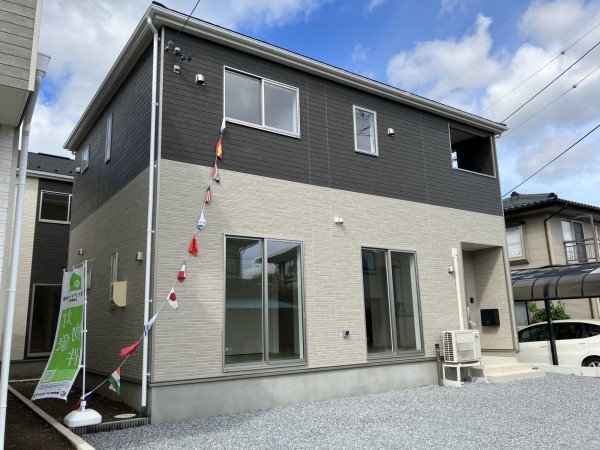 長野市大字北堀、新築一戸建ての外観画像です