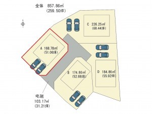 須坂市大字須坂、土地の間取り画像です