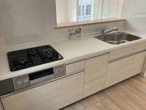 須坂市大字日滝、新築一戸建てのキッチン画像です