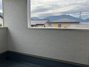 須坂市大字日滝、新築一戸建てのバルコニー画像です