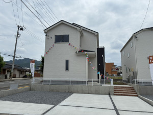 須坂市大字小河原、新築一戸建ての間取り画像です