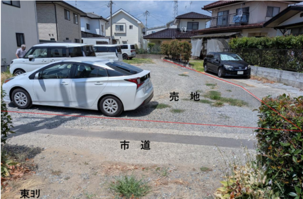 長野市大字下駒沢、土地の画像です