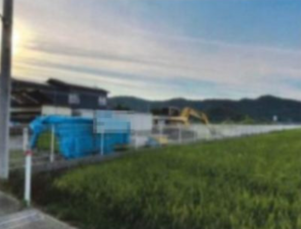 長浜市加田今町、土地の画像です