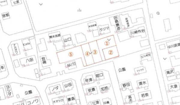 長浜市宮司町、土地の画像です