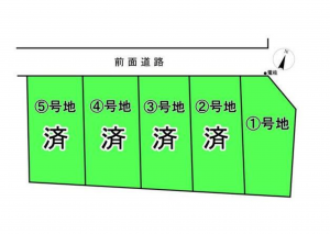 長浜市新栄町、土地の間取り画像です