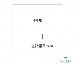 長浜市川崎町、土地の間取り画像です