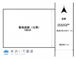 長浜市法楽寺町、土地の間取り画像です
