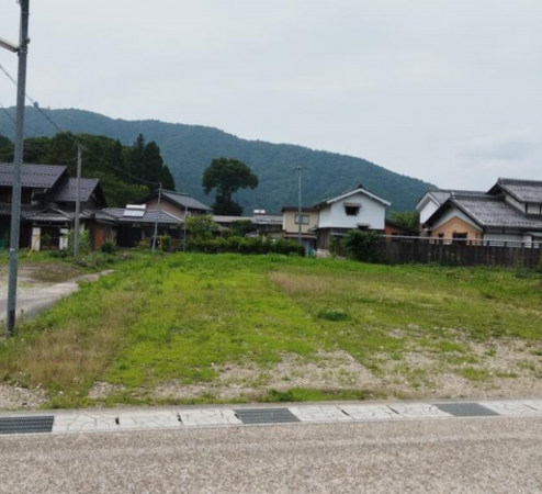 米原市、土地の間取り画像です
