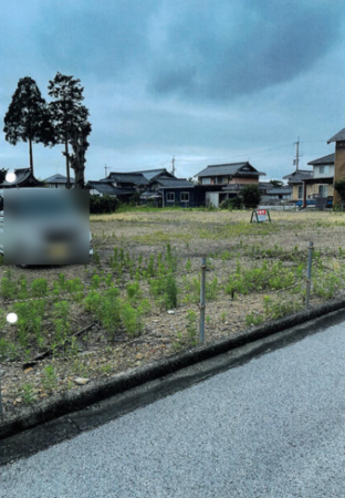 長浜市西上坂町、土地の画像です