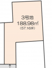 長浜市神照町、土地の間取り画像です