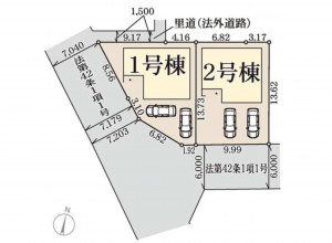 長浜市平方町、新築一戸建ての画像です