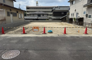 湖南市、土地の間取り画像です