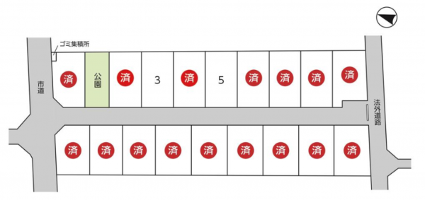 長浜市宮司町、土地の画像です