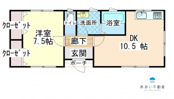 長浜市南小足町、中古一戸建ての間取り画像です
