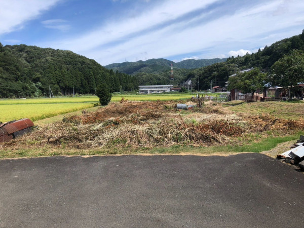 長浜市西浅井町、土地の画像です