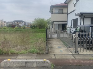 上尾市藤波、土地の画像です