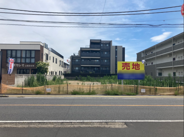 上尾市愛宕、土地の画像です