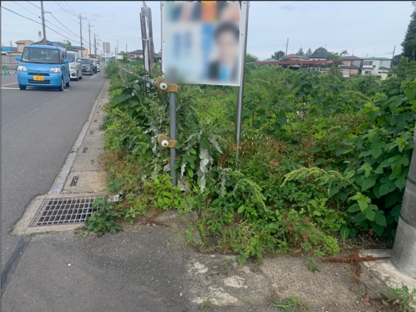 上尾市大字畔吉、土地の画像です