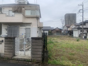 上尾市井戸木、土地の画像です