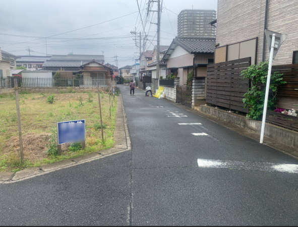 上尾市井戸木、土地の画像です