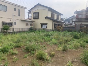 上尾市中分、土地の画像です