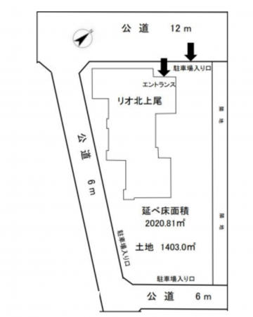 上尾市浅間台、収益物件/マンションの間取り画像です