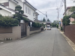 上尾市浅間台、土地の画像です