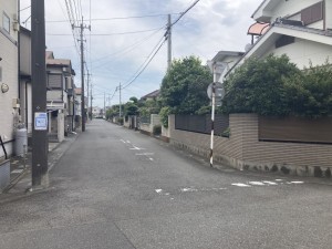 上尾市浅間台、土地の画像です