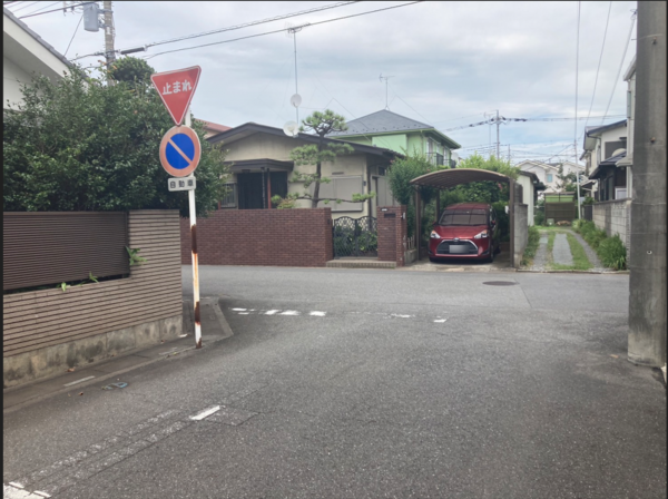 上尾市浅間台、土地の画像です