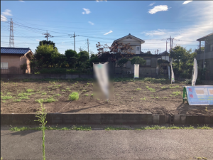 上尾市泉台、土地の画像です
