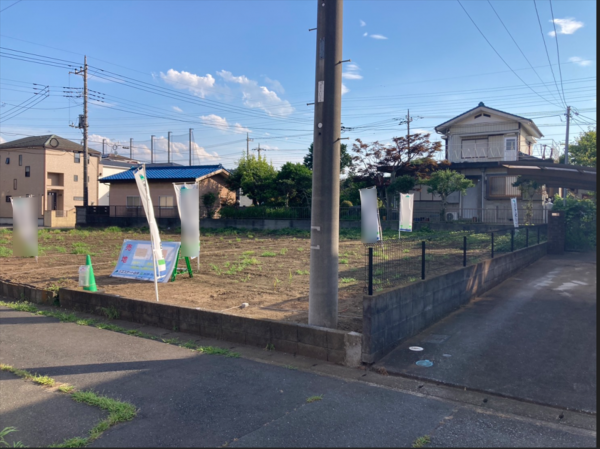上尾市泉台、土地の画像です