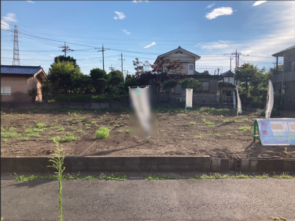 上尾市泉台、土地の画像です